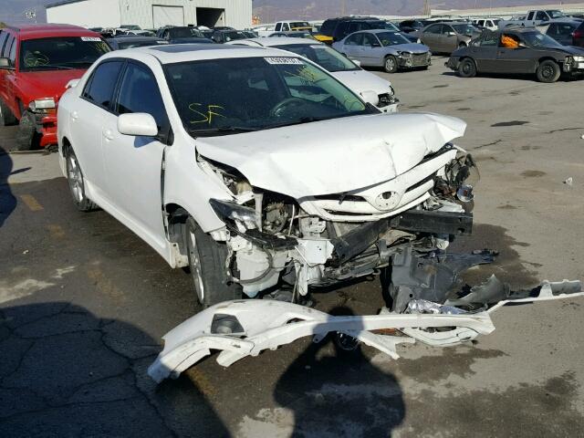 2T1BU4EE2BC580398 - 2011 TOYOTA COROLLA WHITE photo 1