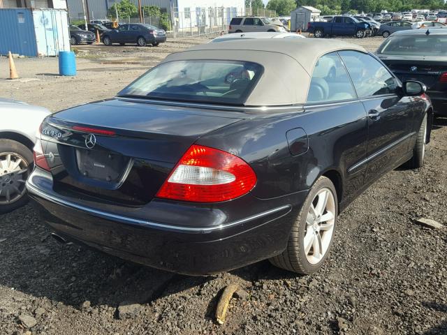 WDBTK56F19T101462 - 2009 MERCEDES-BENZ CLK 350 BLACK photo 4