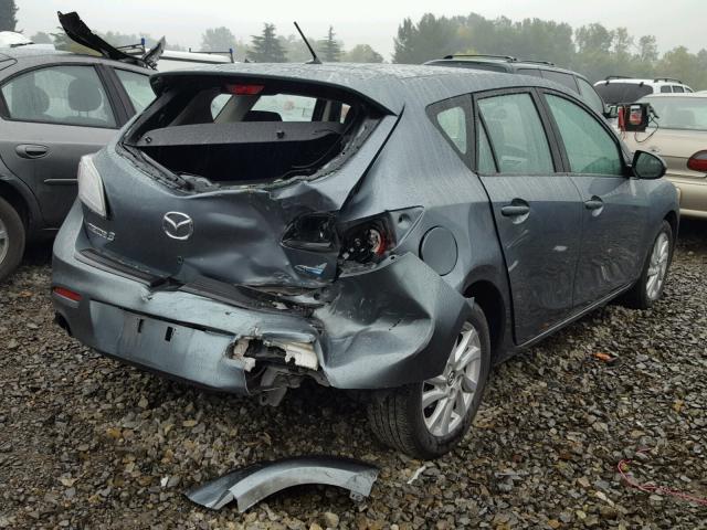 JM1BL1L79D1718810 - 2013 MAZDA 3 I BLUE photo 4