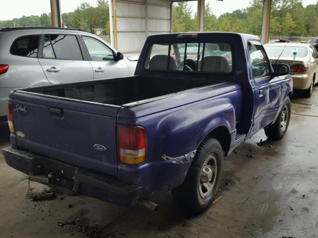 1FTCR10U9SPA42205 - 1995 FORD RANGER PURPLE photo 4