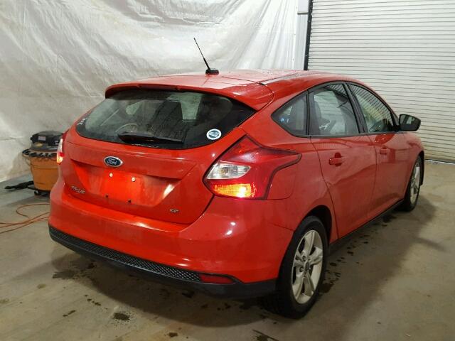 1FADP3K26DL120750 - 2013 FORD FOCUS SE RED photo 4