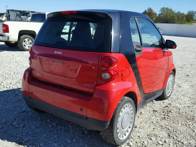WMEEJ3BA8CK534402 - 2012 SMART FORTWO PUR RED photo 4