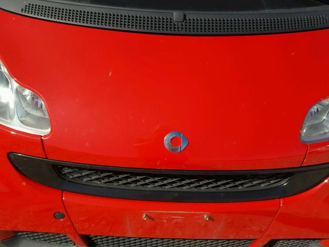 WMEEJ3BA8CK534402 - 2012 SMART FORTWO PUR RED photo 7