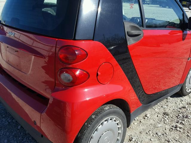 WMEEJ3BA8CK534402 - 2012 SMART FORTWO PUR RED photo 9
