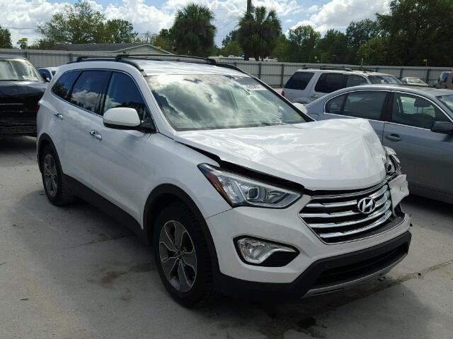 KM8SM4HF0FU100688 - 2015 HYUNDAI SANTA FE WHITE photo 1