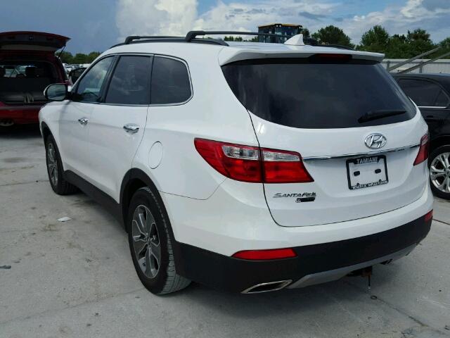 KM8SM4HF0FU100688 - 2015 HYUNDAI SANTA FE WHITE photo 3