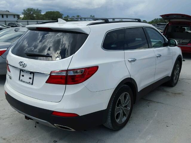 KM8SM4HF0FU100688 - 2015 HYUNDAI SANTA FE WHITE photo 4