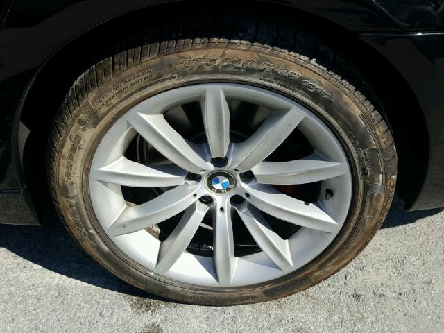 WBAHN83538DT82410 - 2008 BMW 750 BLACK photo 9