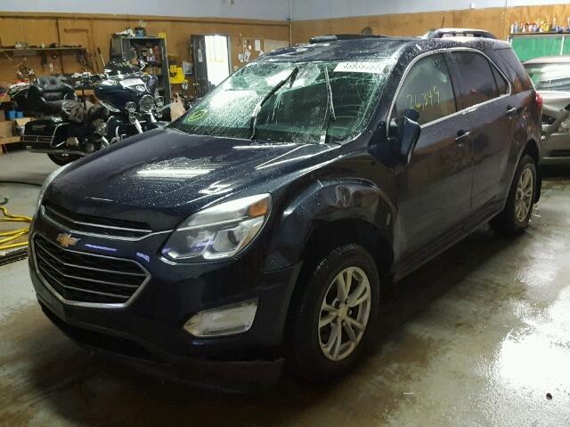 2GNFLFE30G6115049 - 2016 CHEVROLET EQUINOX LT BLUE photo 2