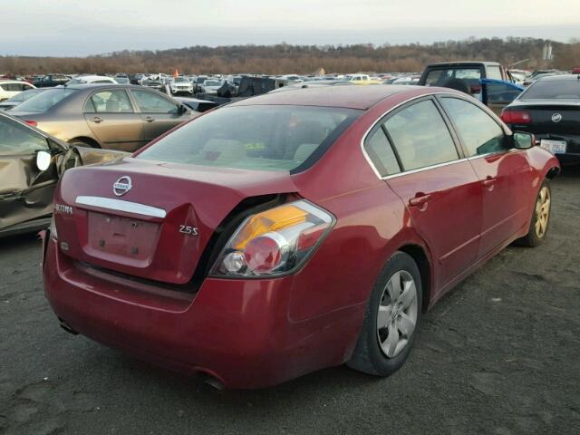 1N4AL21E07C206029 - 2007 NISSAN ALTIMA 2.5 RED photo 4