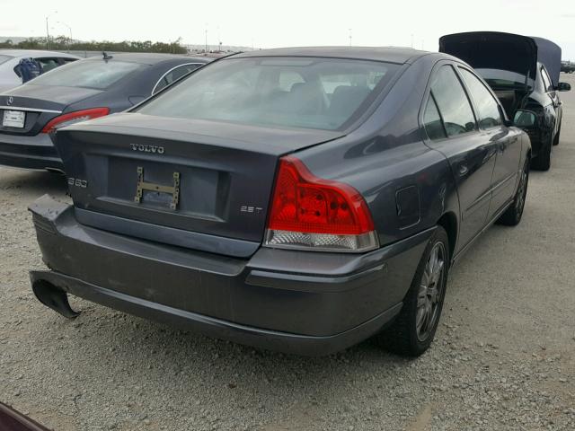 YV1RS592152477321 - 2005 VOLVO S60 2.5T GRAY photo 4