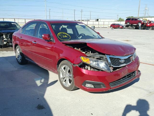 KNAGE224395335987 - 2009 KIA OPTIMA RED photo 1