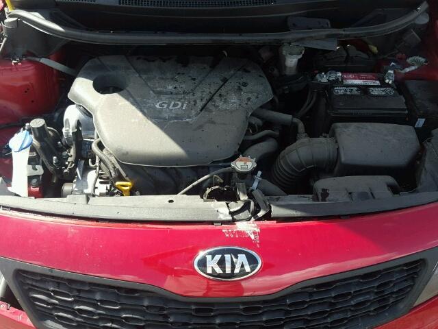 KNADM4A32F6420562 - 2015 KIA RIO RED photo 7