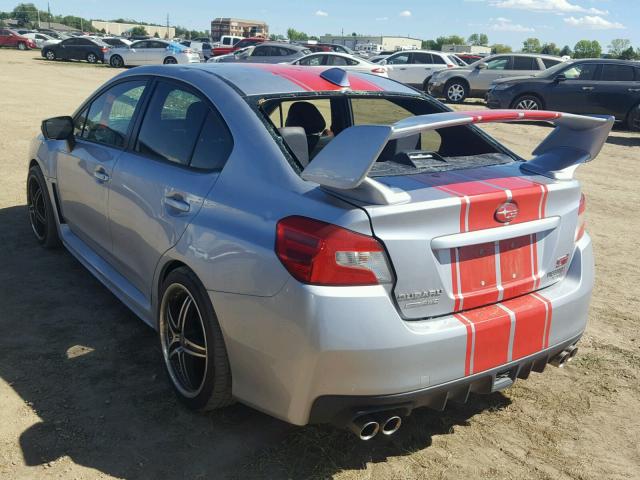 JF1VA2U66F9833583 - 2015 SUBARU WRX STI GRAY photo 3