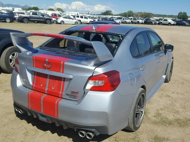 JF1VA2U66F9833583 - 2015 SUBARU WRX STI GRAY photo 4