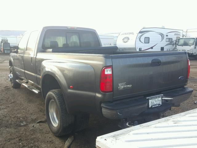 1FTWW33R38EA83085 - 2008 FORD F350 CHARCOAL photo 3