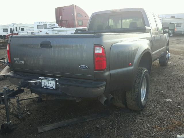 1FTWW33R38EA83085 - 2008 FORD F350 CHARCOAL photo 4