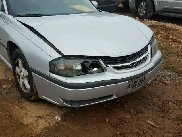 2G1WH52K939244280 - 2003 CHEVROLET IMPALA LS SILVER photo 9