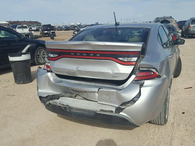 1C3CDFBA0DD126596 - 2013 DODGE DART SXT SILVER photo 9