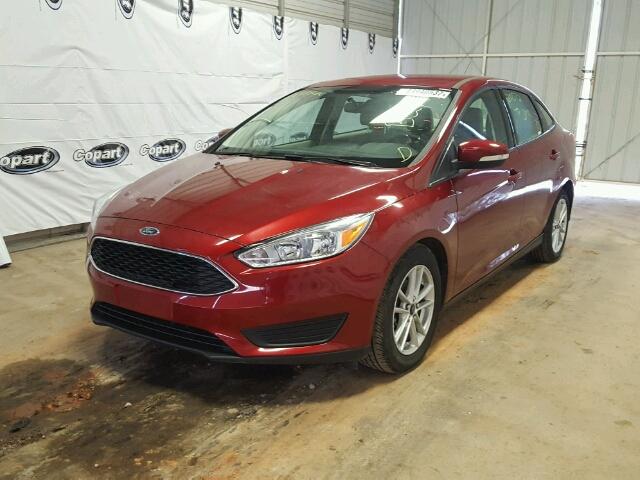 1FADP3F21GL204022 - 2016 FORD FOCUS RED photo 2
