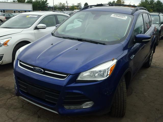 1FMCU0HX9DUB90622 - 2013 FORD ESCAPE SEL BLUE photo 2