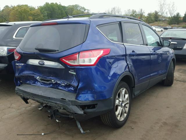 1FMCU0HX9DUB90622 - 2013 FORD ESCAPE SEL BLUE photo 4