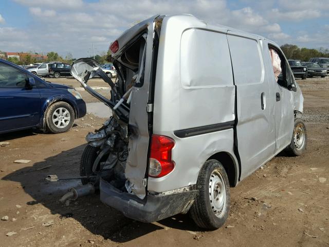 3N6CM0KN9FK693630 - 2015 NISSAN NV200 2.5S SILVER photo 4