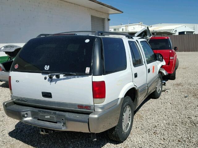 1GKDT13W0Y2221200 - 2000 GMC JIMMY / EN WHITE photo 4