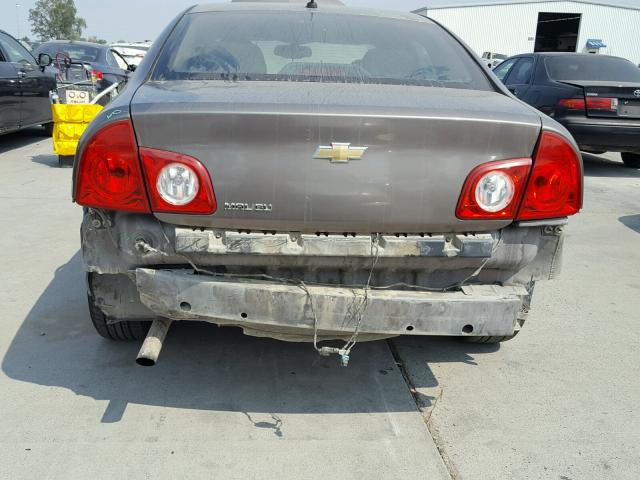 1G1ZA5EBXAF215422 - 2010 CHEVROLET MALIBU LS Qəhvəyi foto 9