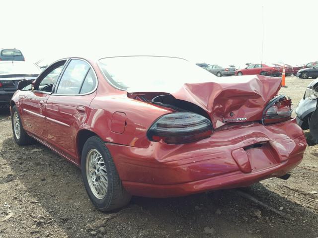 1G2WJ52KXVF304366 - 1997 PONTIAC GRAND PRIX Червоний фото 3