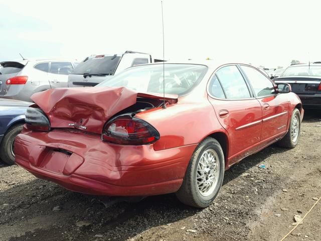 1G2WJ52KXVF304366 - 1997 PONTIAC GRAND PRIX Червоний фото 4