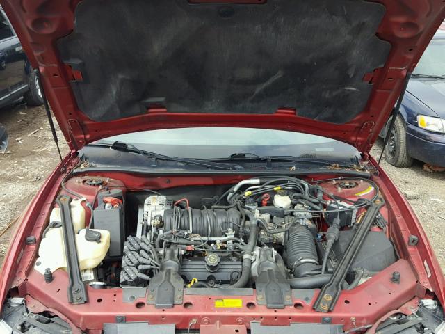 1G2WJ52KXVF304366 - 1997 PONTIAC GRAND PRIX Червоний фото 7