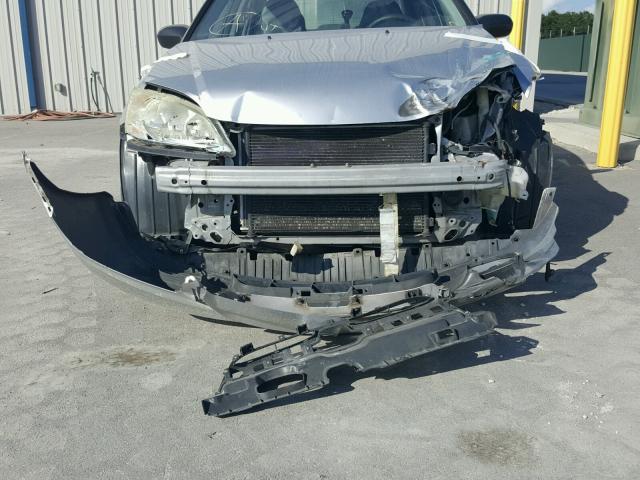 2HGES16395H556870 - 2005 HONDA CIVIC DX V SILVER photo 9