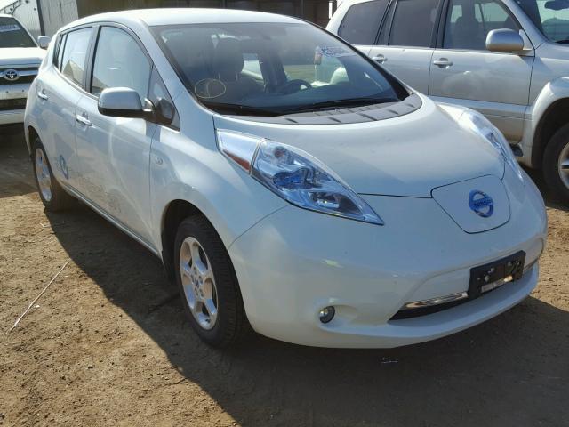 JN1AZ0CP6CT016888 - 2012 NISSAN LEAF SV CREAM photo 1