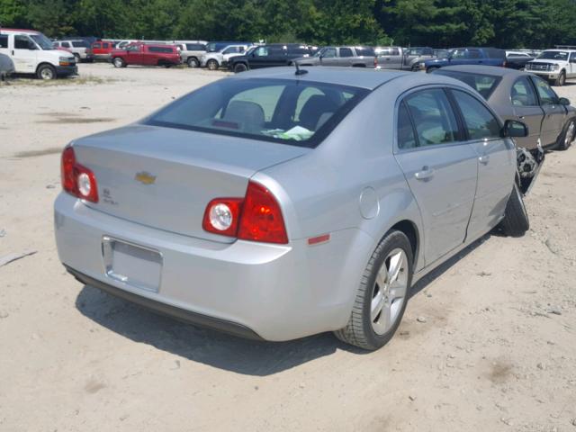 1G1ZB5EB5AF196212 - 2010 CHEVROLET MALIBU LS ვერცხლისფერი ფოტო 4