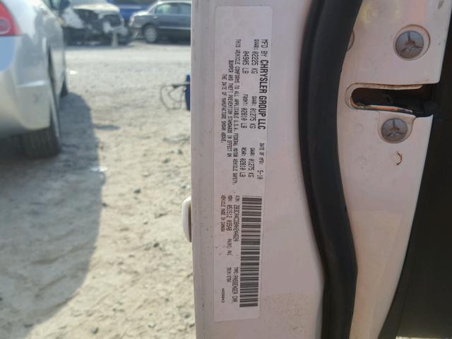 2B3CA4CD8AH244624 - 2010 DODGE CHARGER WHITE photo 10