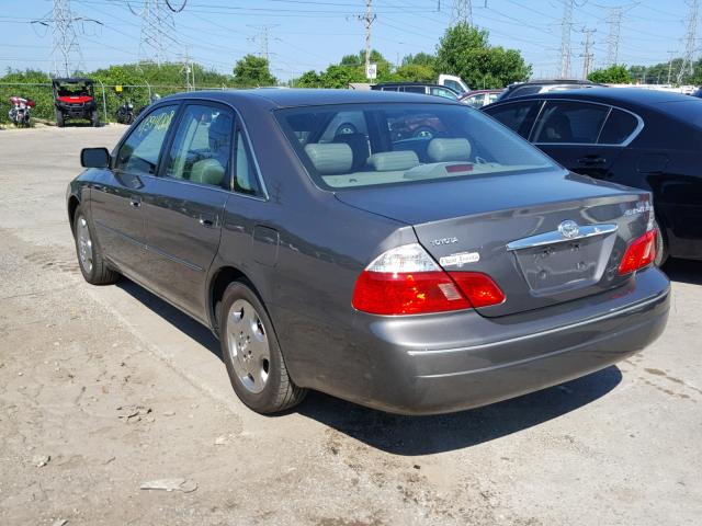 4T1BF28B73U269680 - 2003 TOYOTA AVALON XL GRAY photo 3