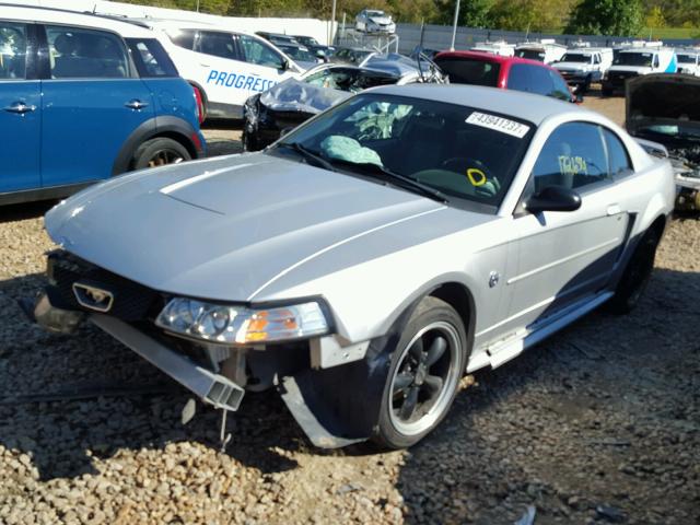 1FAFP40664F173354 - 2004 FORD MUSTANG SILVER photo 2