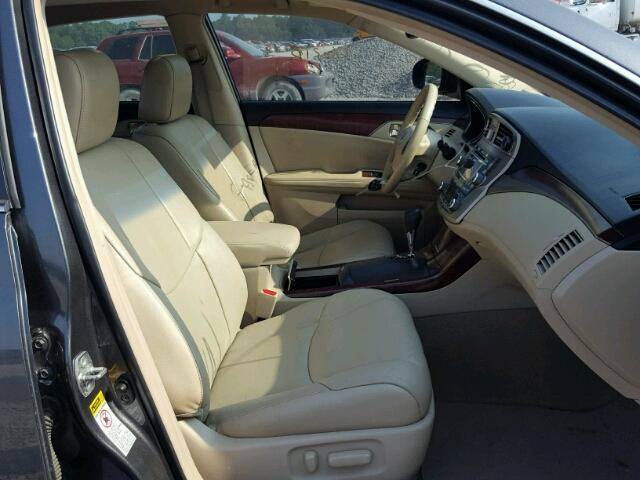 4T1BK3DB7BU379876 - 2011 TOYOTA AVALON BAS GRAY photo 5