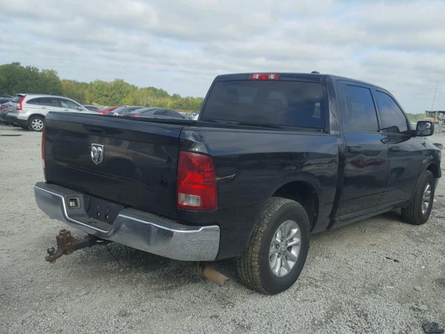 1D7RB1CT6BS596807 - 2011 DODGE RAM 1500 BLACK photo 4