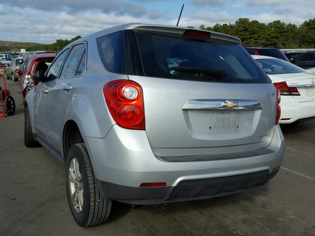 2GNALAEK3F1104028 - 2015 CHEVROLET EQUINOX LS SILVER photo 3