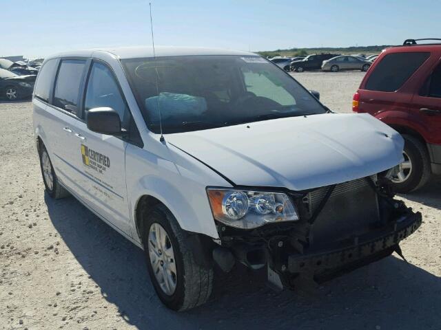 2C4RDGBG4GR325054 - 2016 DODGE GRAND CARA WHITE photo 1