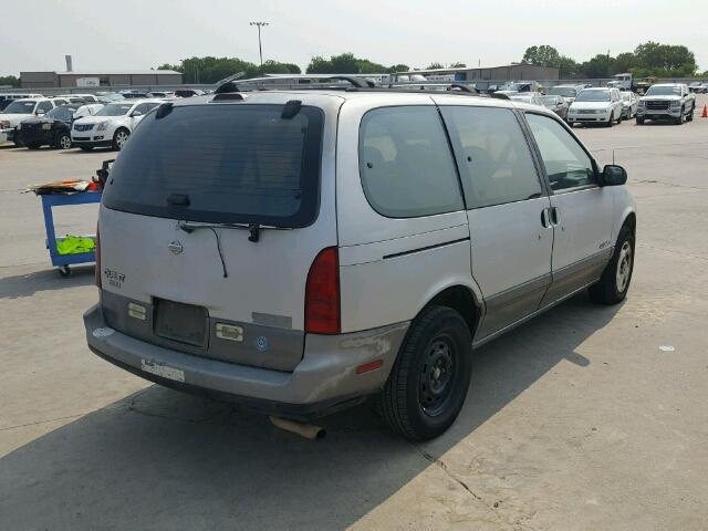 4N2DN11W8PD823741 - 1993 NISSAN QUEST GXE SILVER photo 4