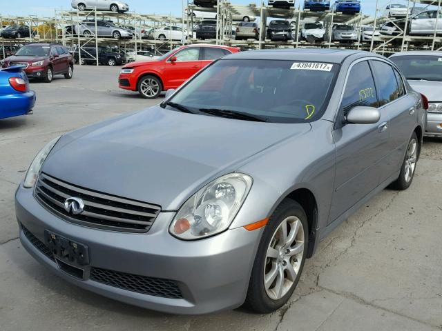 JNKCV51F06M602279 - 2006 INFINITI G35 GRAY photo 2