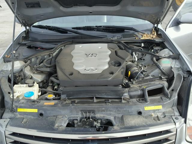 JNKCV51F06M602279 - 2006 INFINITI G35 GRAY photo 7