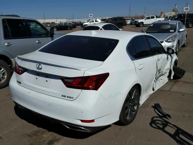 JTHBE1BL4FA012189 - 2015 LEXUS GS 350 WHITE photo 4