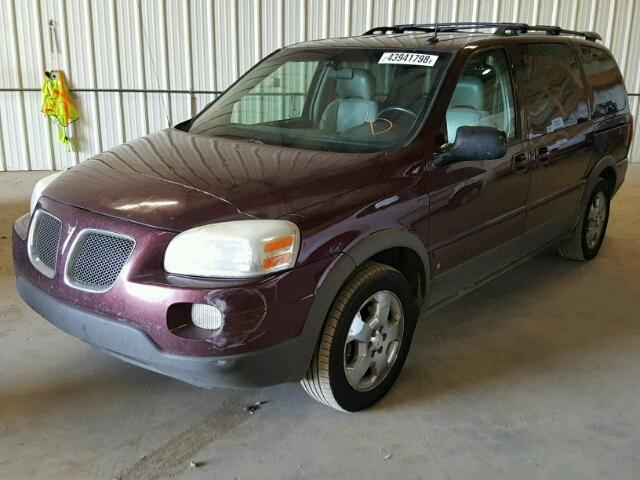 1GMDV33L46D119905 - 2006 PONTIAC MONTANA SV BURGUNDY photo 2