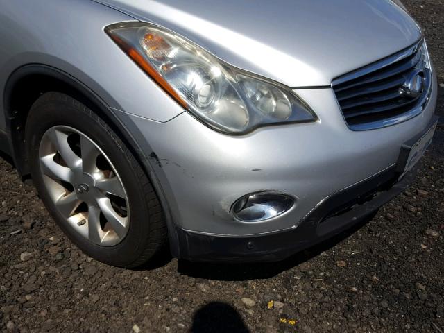 JN1AJ0HR9AM750272 - 2010 INFINITI EX35 BASE SILVER photo 9