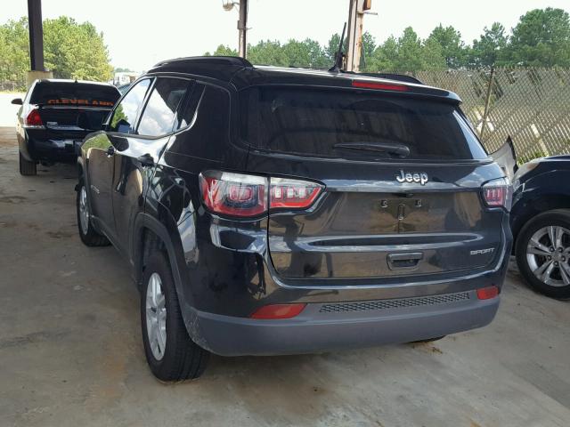 3C4NJCAB9JT240494 - 2018 JEEP COMPASS SP 黑色 照片 3