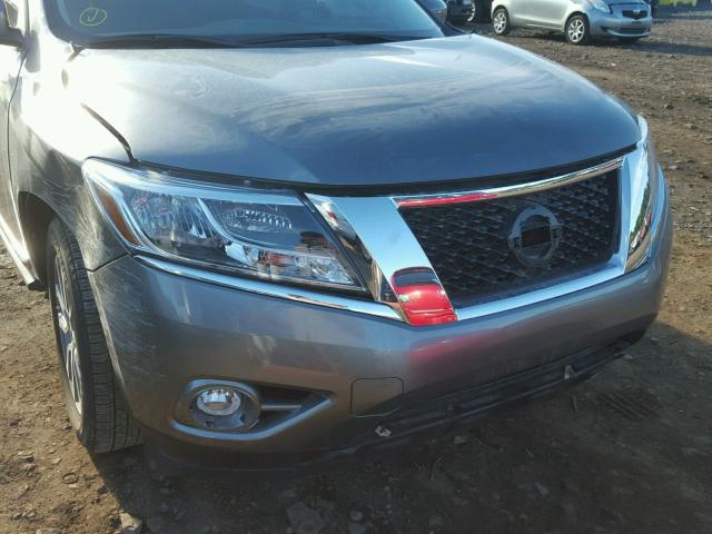 5N1AR2MNXGC608141 - 2016 NISSAN PATHFINDER GRAY photo 9